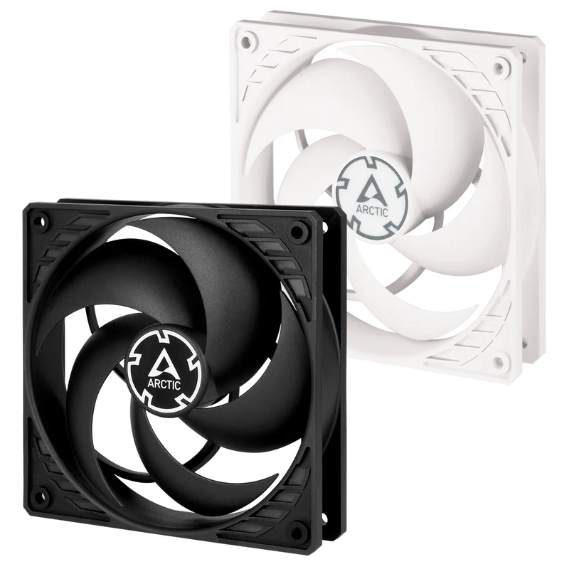 Arctic P12 PWM Pressure-Optimised 120mm Fan with PWM (Black, White)