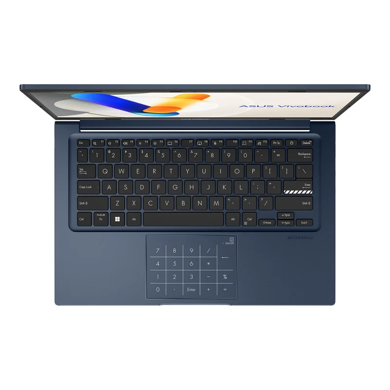Asus Vivobook X1404VA-EB1418WSM Laptop (Quiet Blue) | 14" FHD (1920x1080) | Core 5-120U | 16GB RAM | 512GB SSD | Intel UHD Graphics | Win 11 Home | MS Office Home 2021 +MS 365 Basic +Asus AP4600 Backpack +Asus Marshmallow MD100 Wireless Mouse (Quiet Blue)
