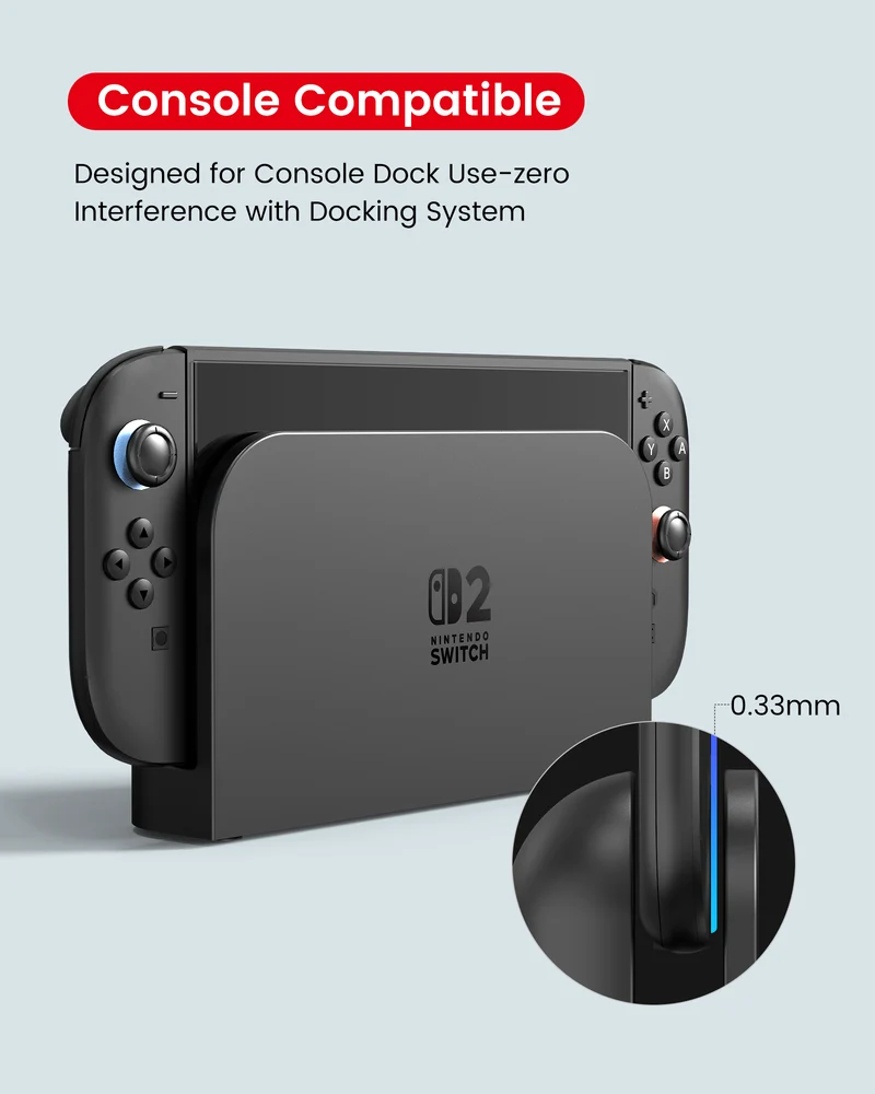 Transnovo Tempered Glass HD Screen Protector 2-Pack with Installation Tool for Nintendo Switch 2 (NS2-SP02)