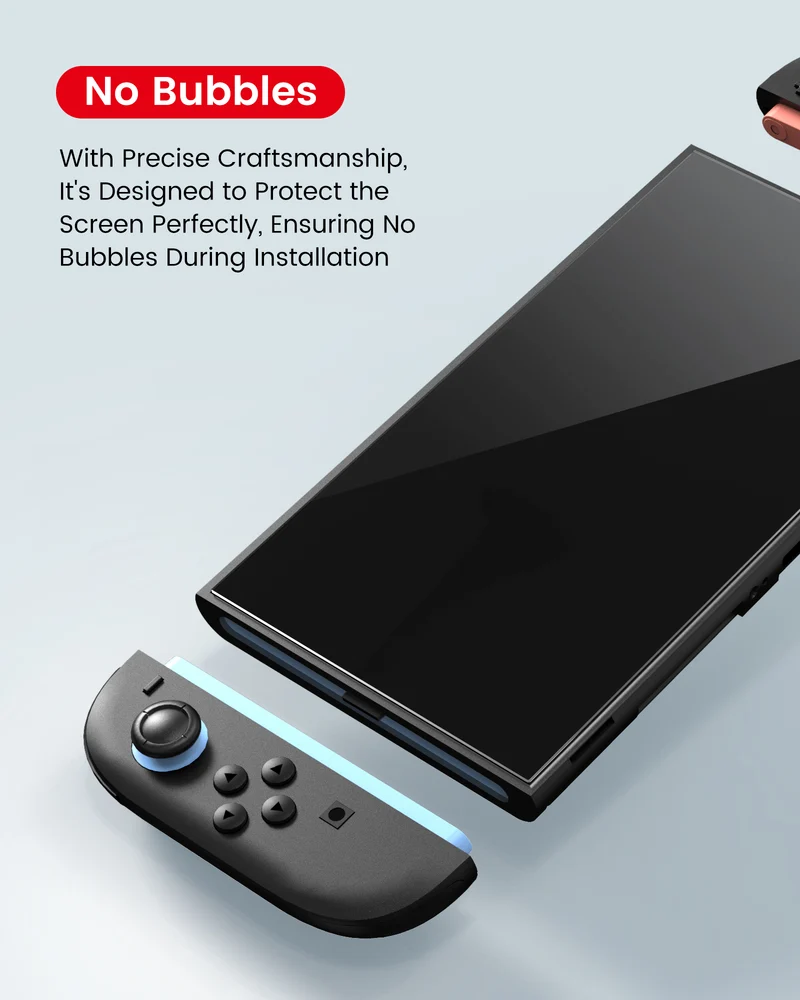 Transnovo Tempered Glass HD Screen Protector 2-Pack with Installation Tool for Nintendo Switch 2 (NS2-SP02)