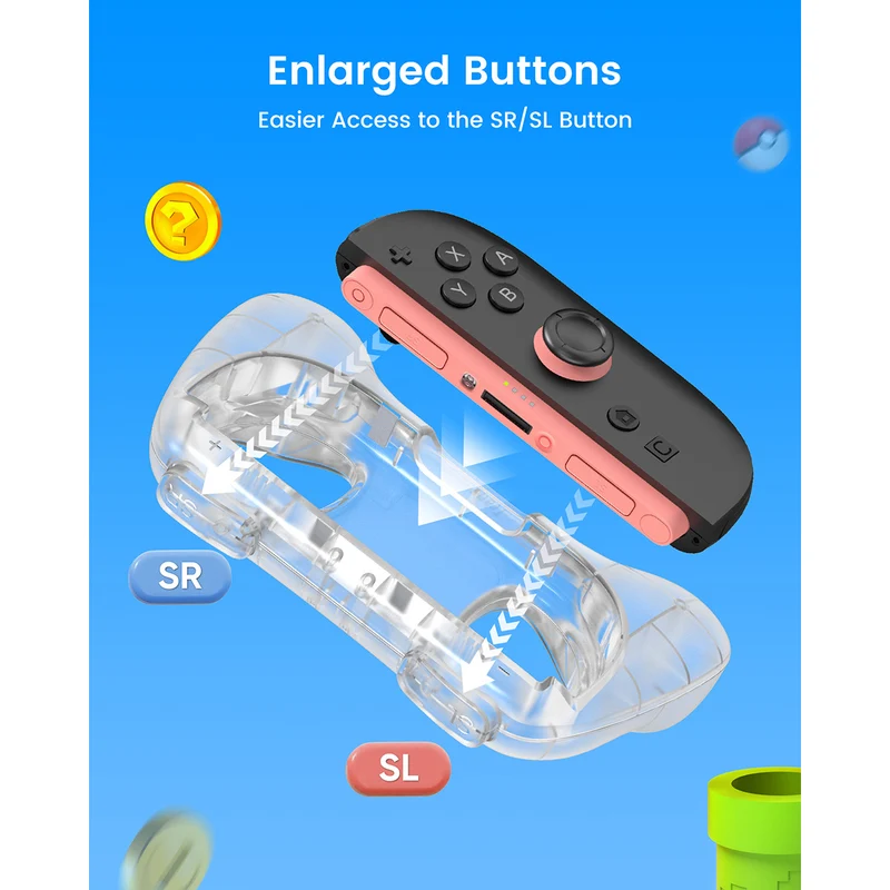 Transnovo Controller Case Shell for Nintendo Switch 2 (Tranparent) (NS2-GA03)
