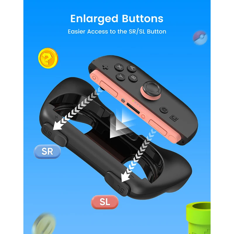 Transnovo Controller Case Shell for Nintendo Switch 2 (Black) (NS2-GA04)
