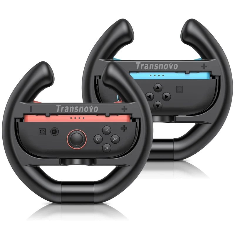 Transnovo Controller Steering Wheel for Nintendo Switch 2 Joy-Pad (NS2-GA02)