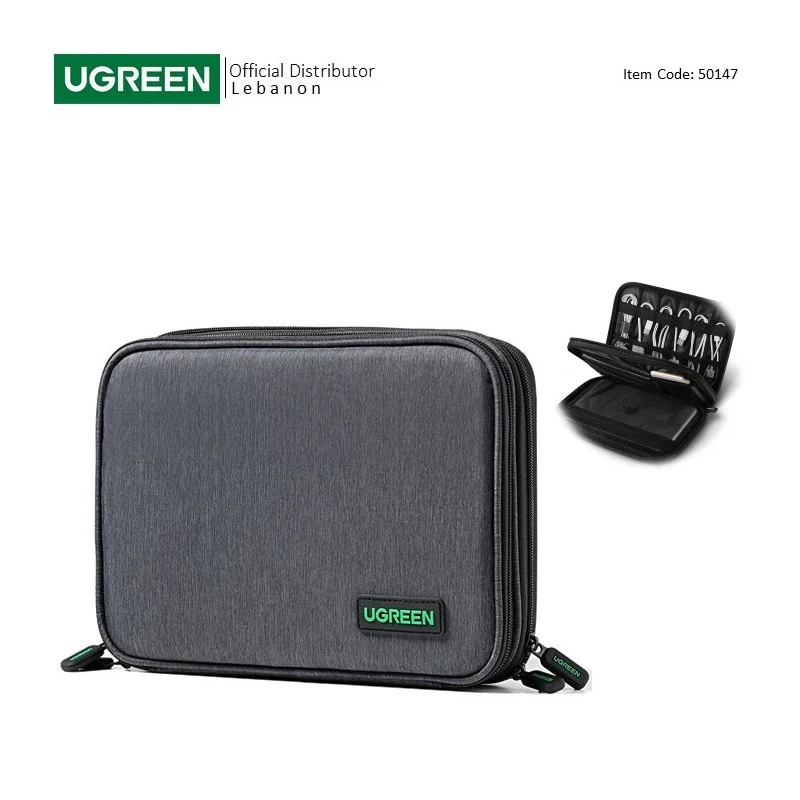 Ugreen Electronics Travel Organizer (Gray) (LP139/50147)