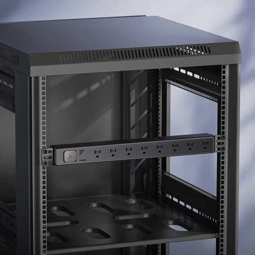 Ugreen 8-Outlet Rack Mount PDU Surge Protector (Black) (S111/25354)