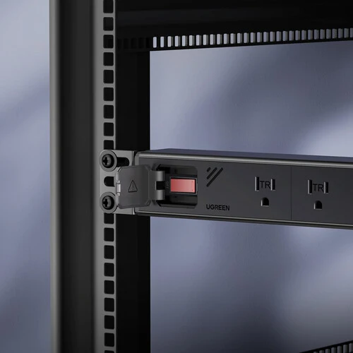 Ugreen 8-Outlet Rack Mount PDU Surge Protector (Black) (S111/25354)