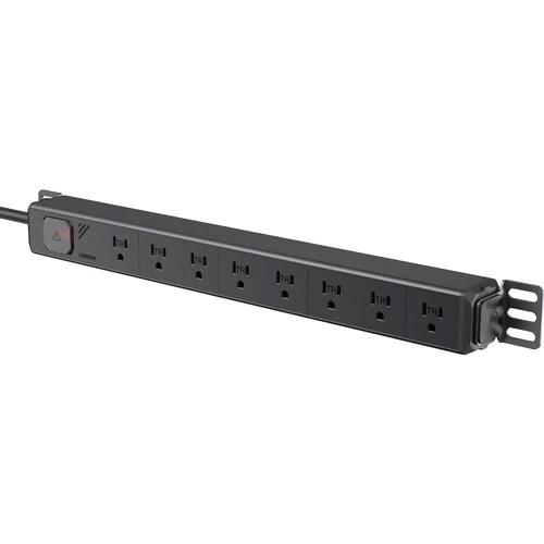 Ugreen 8-Outlet Rack Mount PDU Surge Protector (Black) (S111/25354)