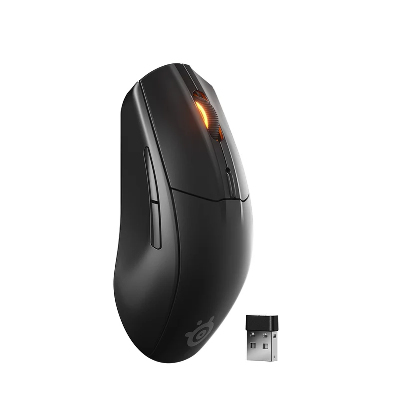 SteelSeries Rival 3 Wireless Gen 2 TrueMove Air Sensor Gaming Mouse (Black, White, Aqua, Lavender) (62523, 62524, 62526, 62525)