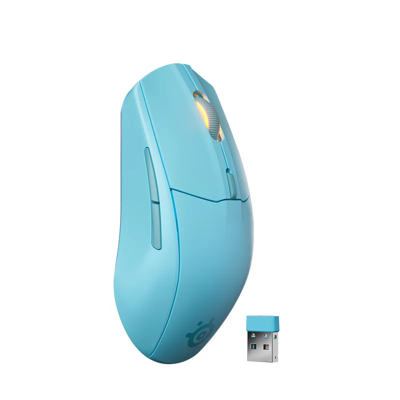 SteelSeries Rival 3 Wireless Gen 2 TrueMove Air Sensor Gaming Mouse (Black, White, Aqua, Lavender) (62523, 62524, 62526, 62525)