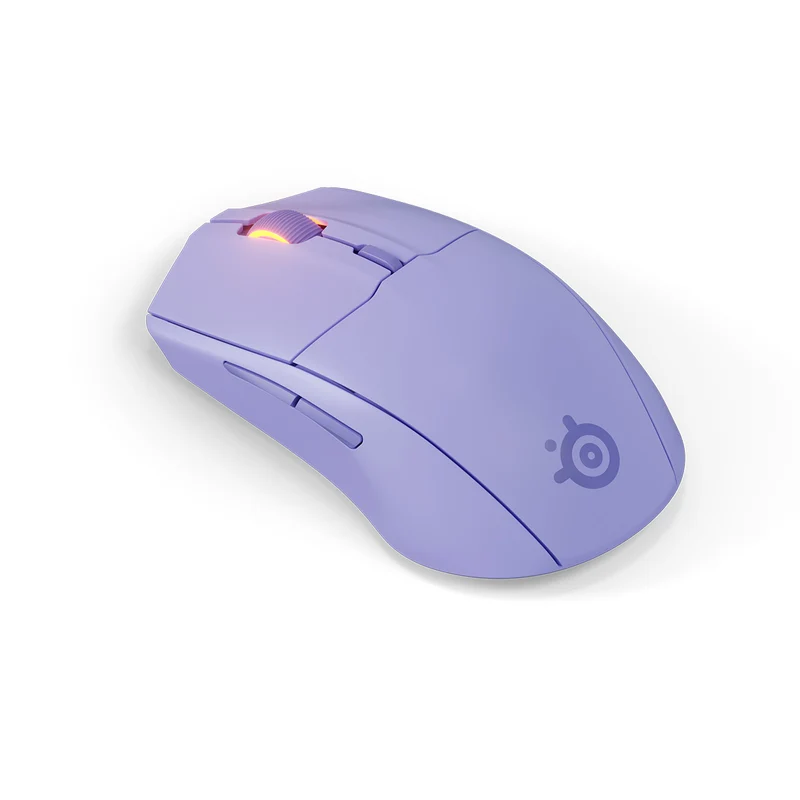 SteelSeries Rival 3 Wireless Gen 2 TrueMove Air Sensor Gaming Mouse (Black, White, Aqua, Lavender) (62523, 62524, 62526, 62525)