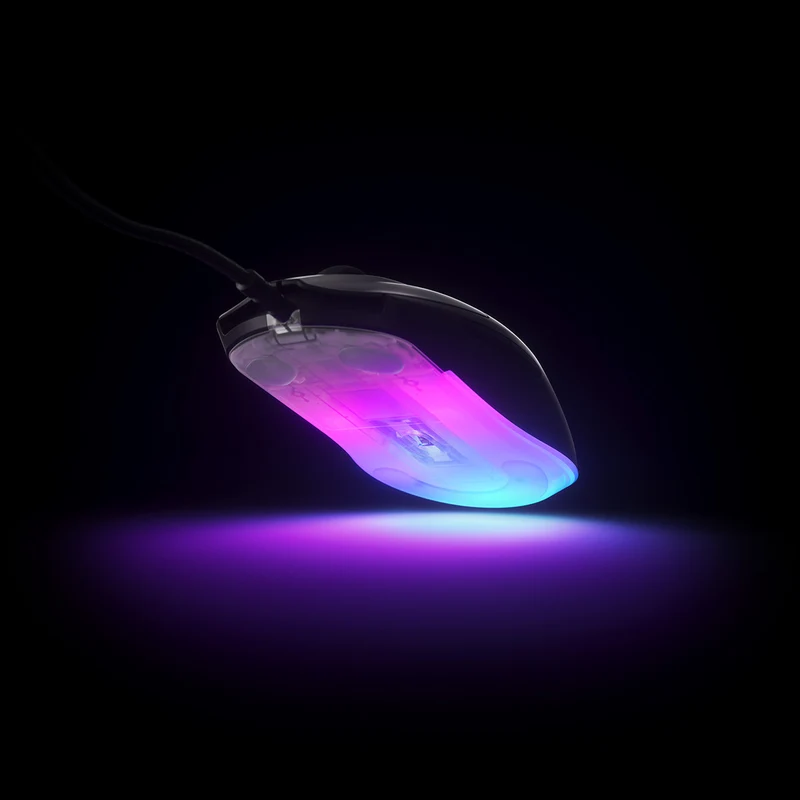 SteelSeries Rival 3 Gen 2 Lightweight Gaming Mouse (Black, White) (62515, 62516)