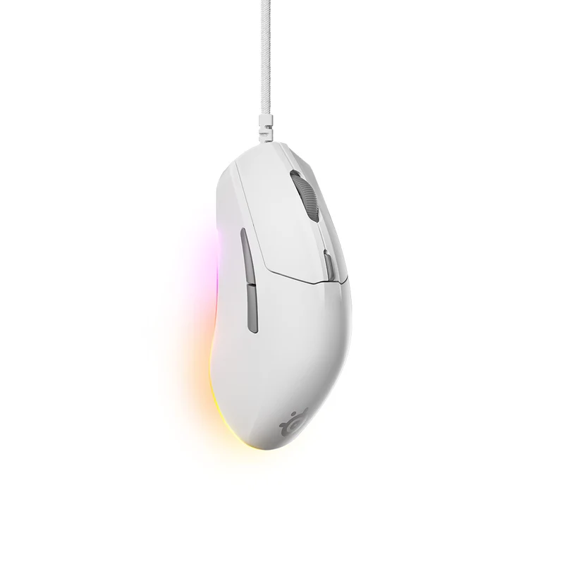 SteelSeries Rival 3 Gen 2 Lightweight Gaming Mouse (Black, White) (62515, 62516)
