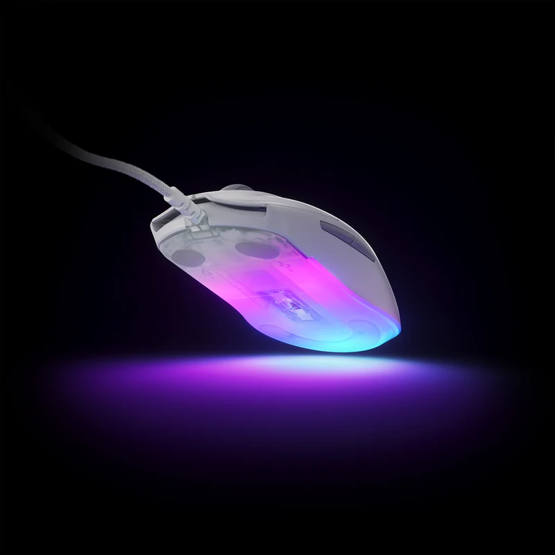 SteelSeries Rival 3 Gen 2 Lightweight Gaming Mouse (Black, White) (62515, 62516)