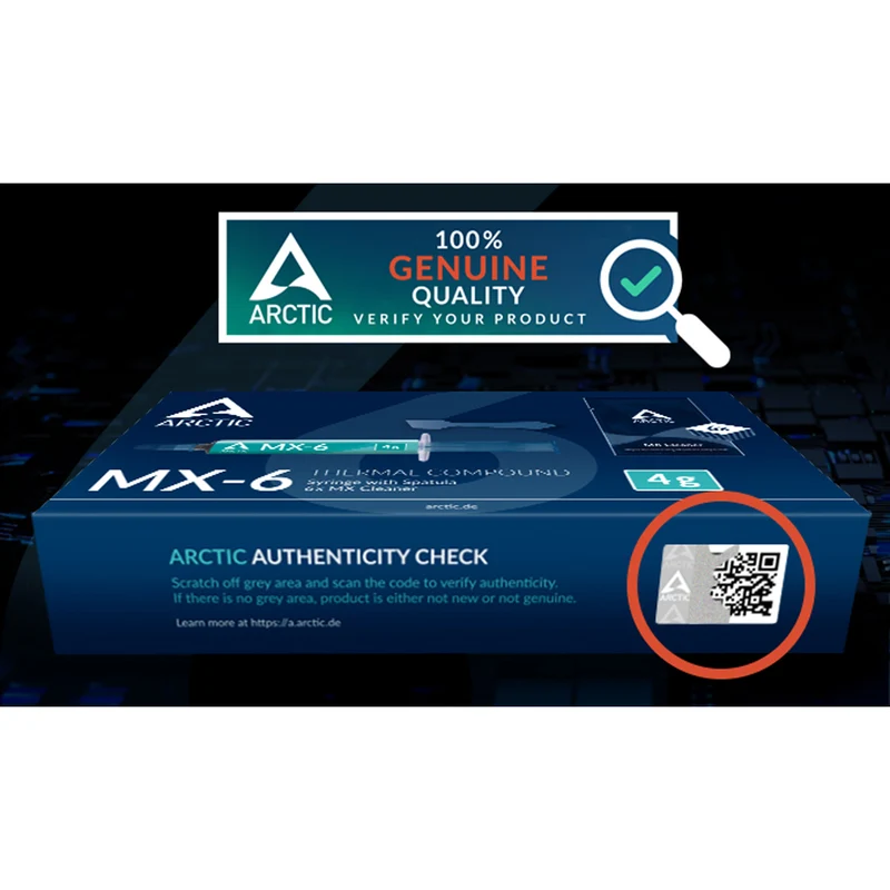 Arctic MX-6 (2g) Ultimate Performance Thermal Paste (ACTCP00079A)