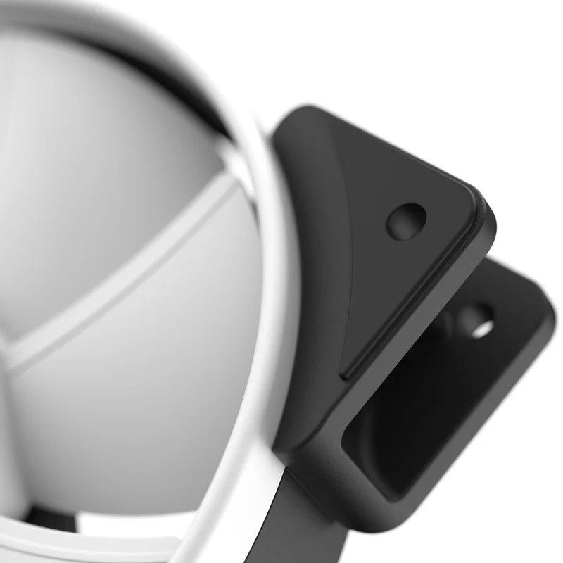 Fractal Design Prisma AL-12 PWM ARGB Computer Fan (Black, White) (FD-FAN-PRI-AL12-PWM, FD-FAN-PRI-AL12-PWM-WT)