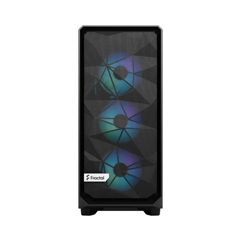 Fractal Design Meshify 2 Compact Lite Computer Case (RGB Black TG Light Tint) (FD-C-MEL2C-05)