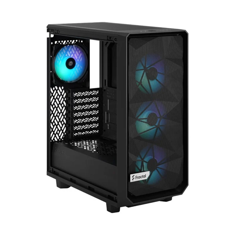 Fractal Design Meshify 2 Compact Lite Computer Case (RGB Black TG Light Tint) (FD-C-MEL2C-05)