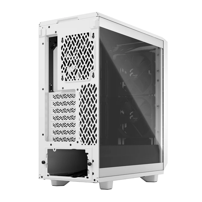 Fractal Design Meshify 2 Compact Computer Case (White TG Clear Tint) (FD-C-MES2C-05)