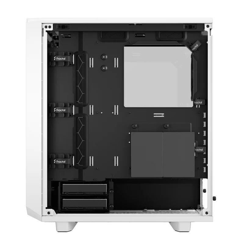 Fractal Design Meshify 2 Compact Computer Case (White TG Clear Tint) (FD-C-MES2C-05)