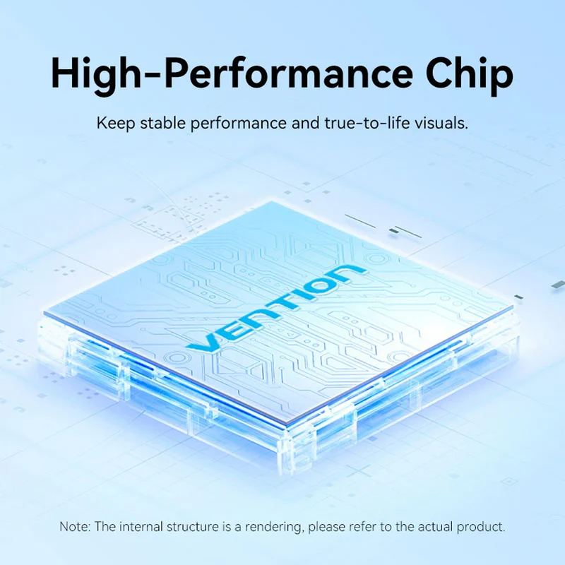 Vention VGA to HDMI Converter with Female Micro USB & Audio Port - 0.15M (ACNBB)