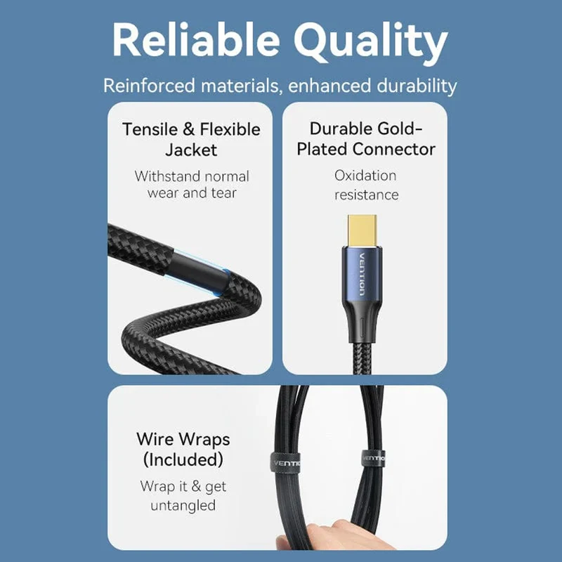 Vention 8K Mini DisplayPort Cable - 2M (HCGLH)