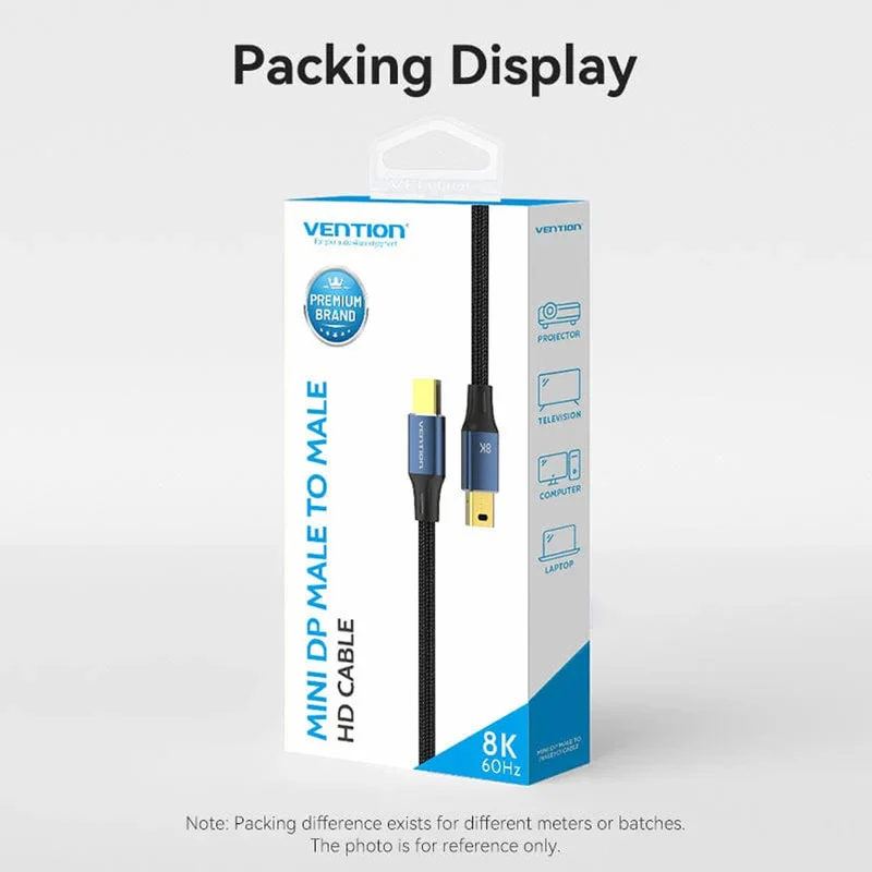 Vention 8K Mini DisplayPort Cable - 2M (HCGLH)