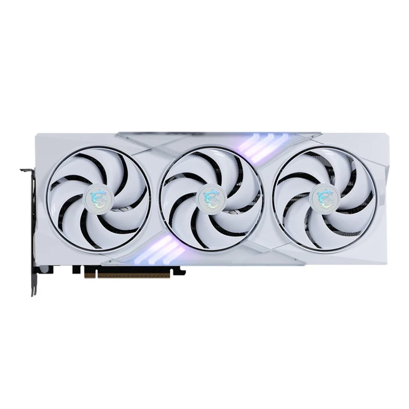 MSI Geforce RTX 5080 16GB GDDR7 Gaming Trio OC Graphics Card (White)