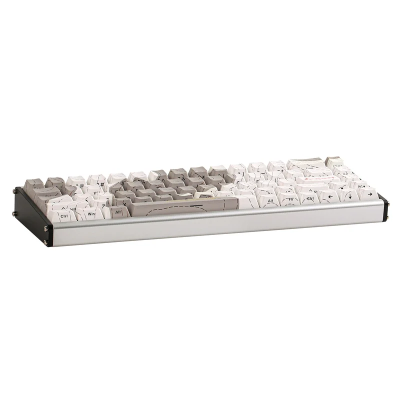 Ajazz ALUX68 Max RGB Wired 68-Keys Aluminum CNC Case Hot-Swappable Mechanical Keyboard (Mount Kailash: The Rhythm of Snow and Rock) (Aquarius Magnetic Switch)