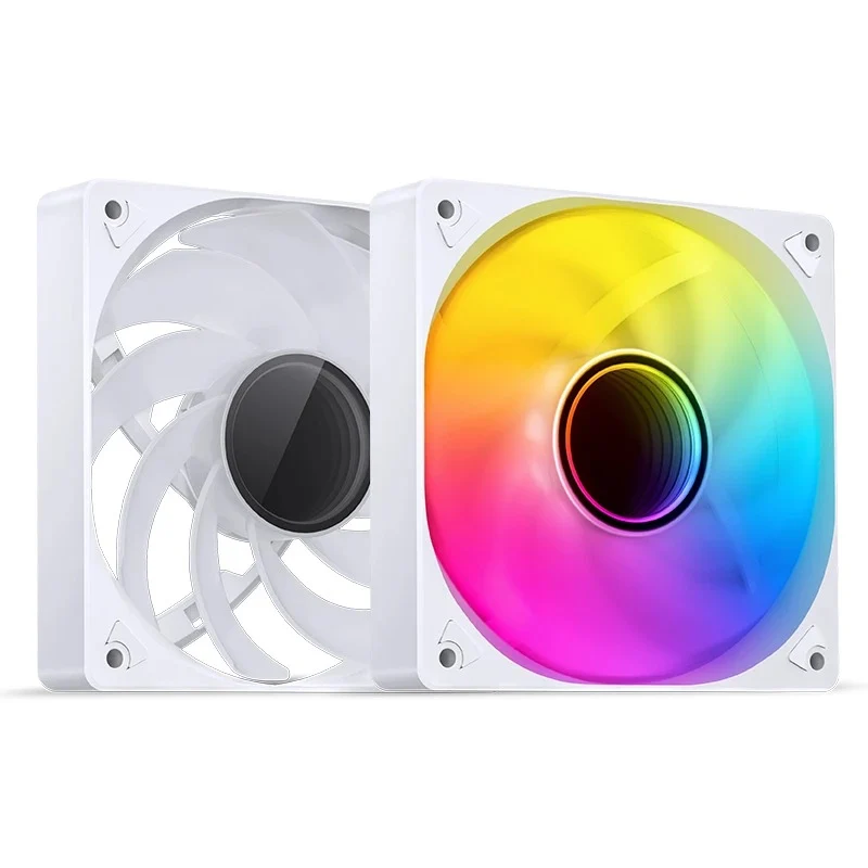 Jonsbo SL-120WR ARGB 120MM Silent Series Reverse Fan (White)