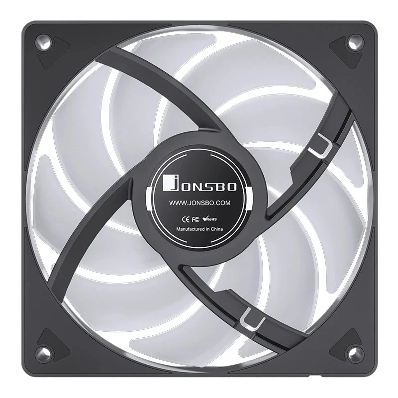 Jonsbo SL-120B ARGB 120MM Silent Series Fan (Black)
