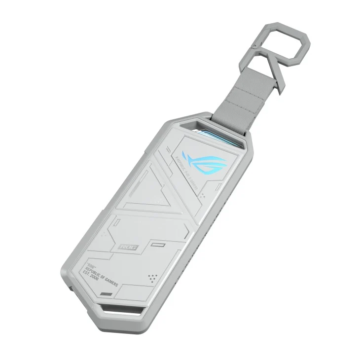 Asus ROG Strix Arion USB 3.2 Gen 2 Type-C M.2 NVMe SSD Enclosure (Moonlight White, Black)