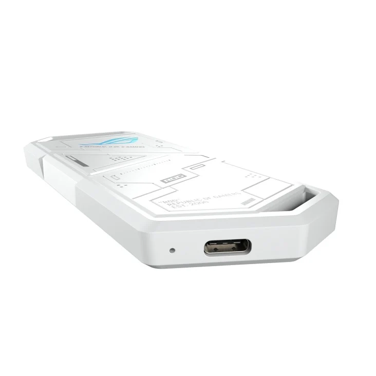 Asus ROG Strix Arion USB 3.2 Gen 2 Type-C M.2 NVMe SSD Enclosure (Moonlight White, Black)