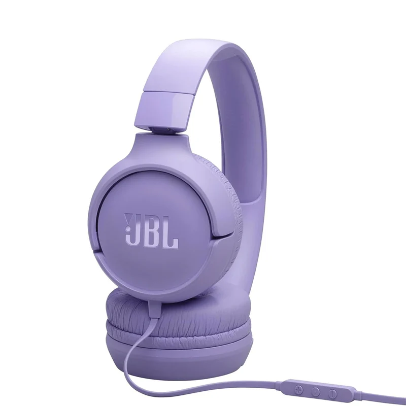 JBL Tune 520C USB-C Hi-Res Wired On-Ear Headphones (Black, White, Blue, Purple)