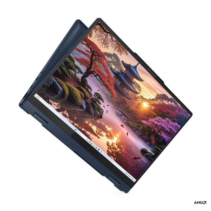 Lenovo IdeaPad 5 2-in-1 14AKP10 83KT0028PH Laptop (Cosmic Blue) | 14" WUXGA (1920x1200) IPS | Ryzen AI 7 350 |16GB RAM|1TB SSD|AMD Radeon 860M Graphics|Win 11 Home|MS Office 2024 + Lenovo B210 Backpack + Momax Q.Clock 2 (White) + Lenovo 400 Wireless Mouse