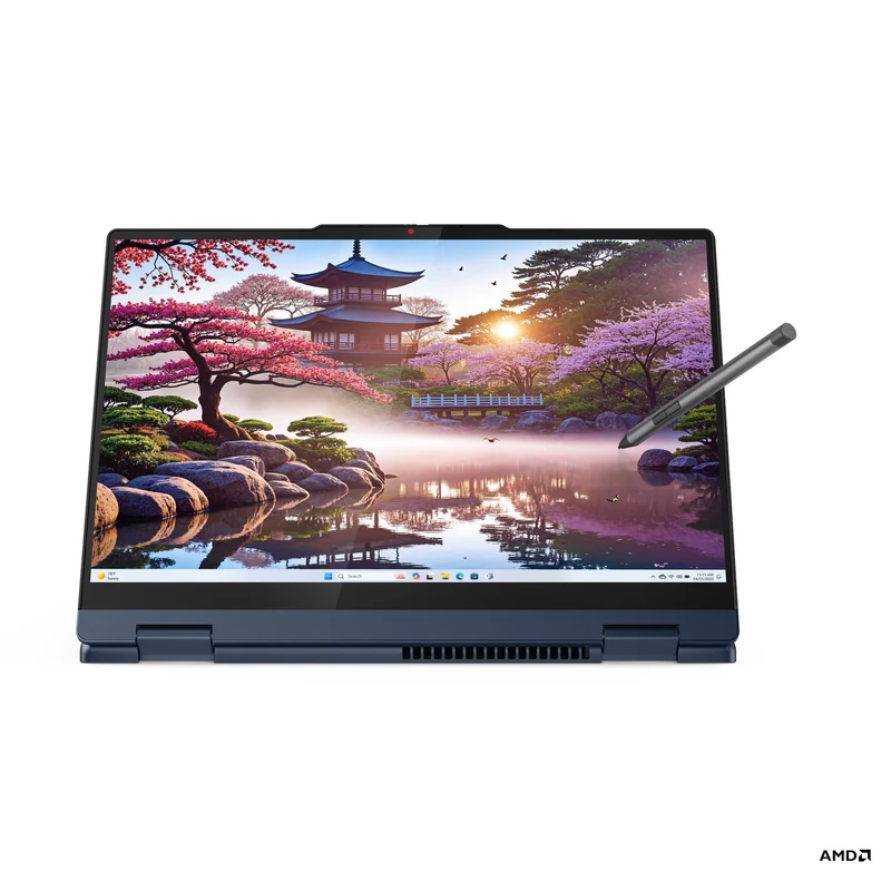 Lenovo IdeaPad 5 2-in-1 14AKP10 83KT0028PH Laptop (Cosmic Blue) | 14" WUXGA (1920x1200) IPS | Ryzen AI 7 350 |16GB RAM|1TB SSD|AMD Radeon 860M Graphics|Win 11 Home|MS Office 2024 + Lenovo B210 Backpack + Momax Q.Clock 2 (White) + Lenovo 400 Wireless Mouse