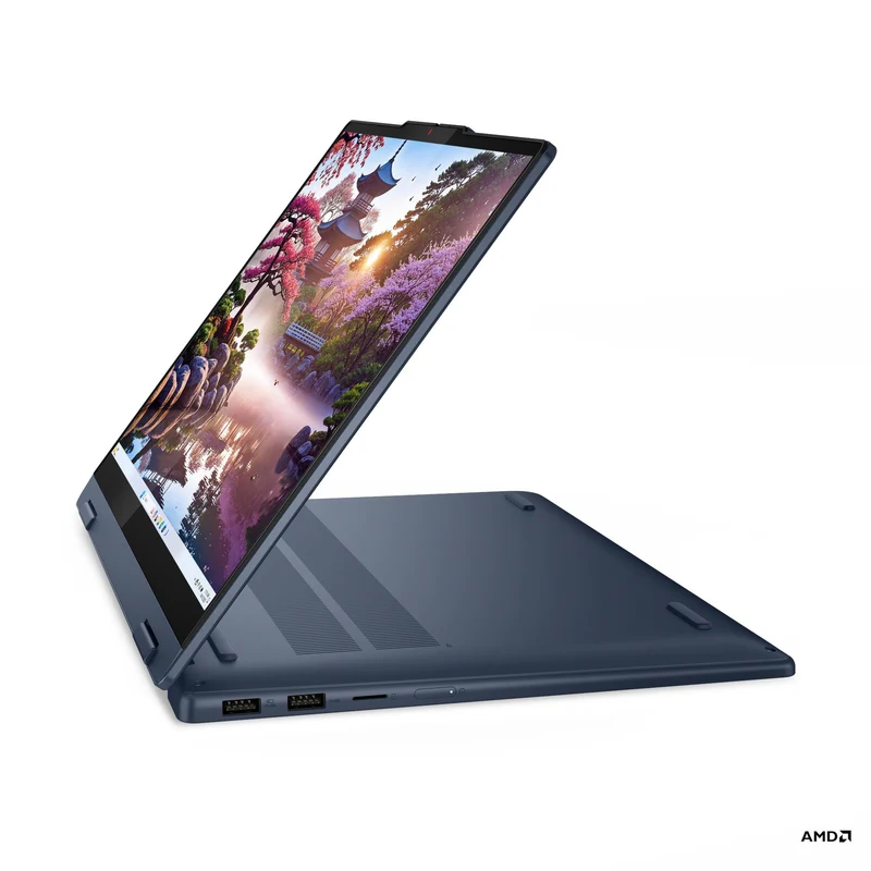 Lenovo IdeaPad 5 2-in-1 14AKP10 83KT0028PH Laptop (Cosmic Blue) | 14" WUXGA (1920x1200) IPS | Ryzen AI 7 350 |16GB RAM|1TB SSD|AMD Radeon 860M Graphics|Win 11 Home|MS Office 2024 + Lenovo B210 Backpack + Momax Q.Clock 2 (White) + Lenovo 400 Wireless Mouse