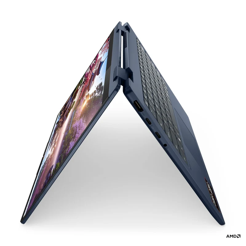 Lenovo IdeaPad 5 2-in-1 14AKP10 83KT0028PH Laptop (Cosmic Blue) | 14" WUXGA (1920x1200) IPS | Ryzen AI 7 350 |16GB RAM|1TB SSD|AMD Radeon 860M Graphics|Win 11 Home|MS Office 2024 + Lenovo B210 Backpack + Momax Q.Clock 2 (White) + Lenovo 400 Wireless Mouse