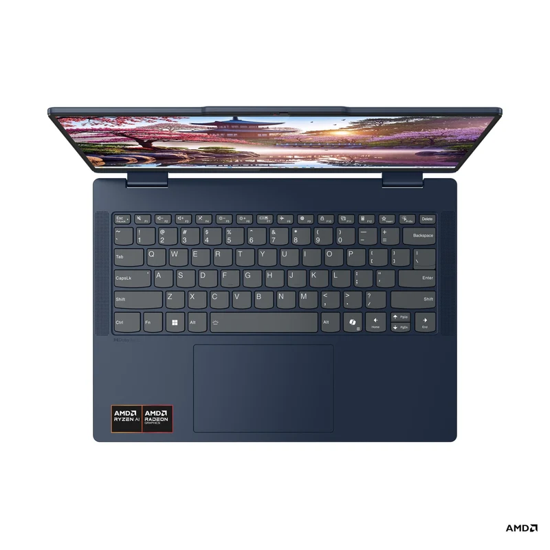 Lenovo IdeaPad 5 2-in-1 14AKP10 83KT0028PH Laptop (Cosmic Blue) | 14" WUXGA (1920x1200) IPS | Ryzen AI 7 350 |16GB RAM|1TB SSD|AMD Radeon 860M Graphics|Win 11 Home|MS Office 2024 + Lenovo B210 Backpack + Momax Q.Clock 2 (White) + Lenovo 400 Wireless Mouse