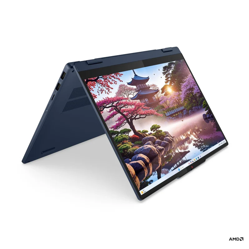 Lenovo IdeaPad 5 2-in-1 14AKP10 83KT0028PH Laptop (Cosmic Blue) | 14" WUXGA (1920x1200) IPS | Ryzen AI 7 350 |16GB RAM|1TB SSD|AMD Radeon 860M Graphics|Win 11 Home|MS Office 2024 + Lenovo B210 Backpack + Momax Q.Clock 2 (White) + Lenovo 400 Wireless Mouse