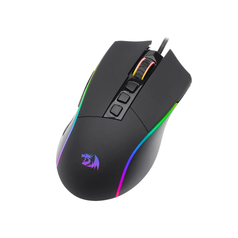 Redragon M812 RGB Plank Wired Gaming Mouse (Black)