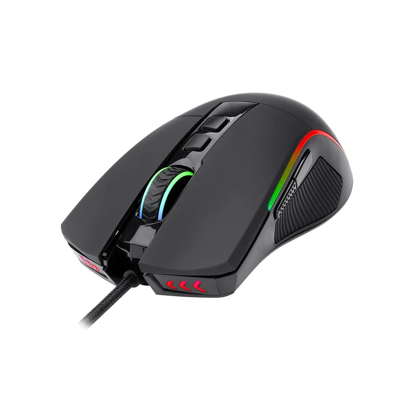 Redragon M812 RGB Plank Wired Gaming Mouse (Black)
