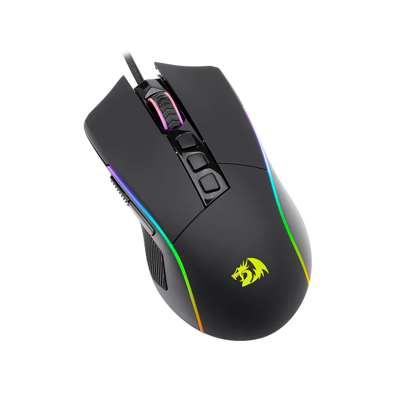 Redragon M812 RGB Plank Wired Gaming Mouse (Black)