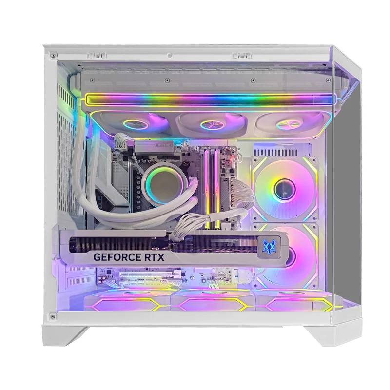 Sophos Spectra White Desktop Gaming PC | AMD Ryzen 7 7700X | 32GB RAM | 1TB SSD | RTX 5070 | Windows 11 Pro