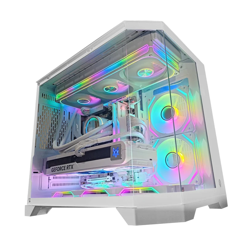 Sophos Spectra White Desktop Gaming PC | AMD Ryzen 7 7700X | 32GB RAM | 1TB SSD | RTX 5070 | Windows 11 Pro
