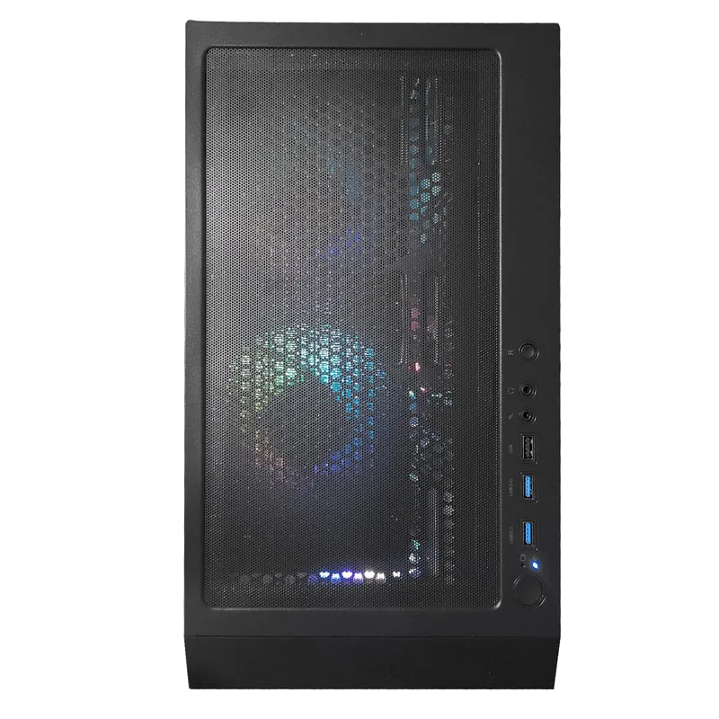 Aurora Versa H16 Black Desktop Gaming PC | Intel i5 14600KF | 32GB RAM | 1TB SSD | RX 7700 XT | Windows 11 Pro