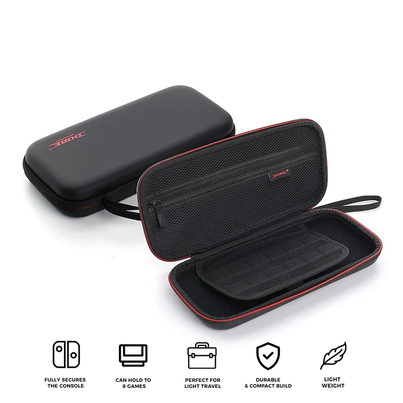 Dobe Eva Storage Case + Game Card Storage 8-Slots for Nintendo Switch 2 (Black) TNS-3173