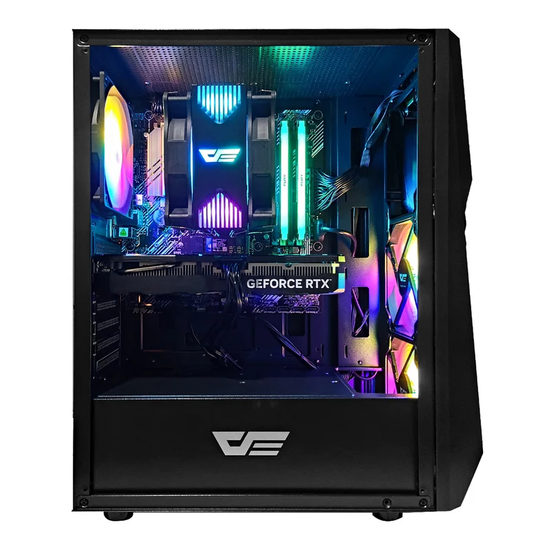 Alpha DK150 Black Desktop Gaming PC | AMD Ryzen 5 5500 | 16GB RAM | 500GB SSD | RTX 4060 | Windows 11 Pro