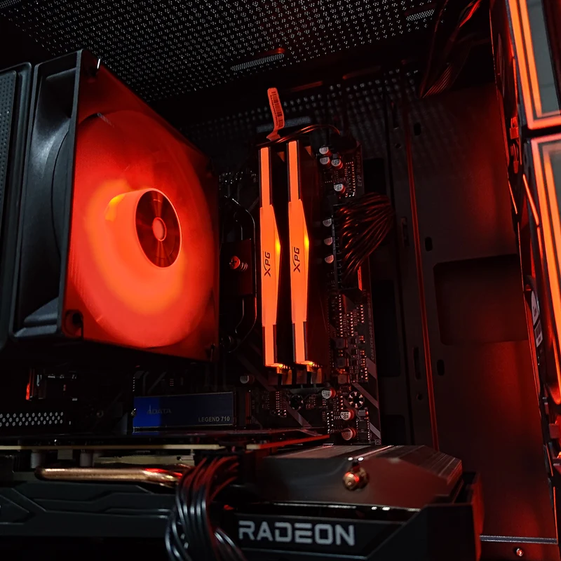 Alpha Flow M Black Desktop Gaming PC | AMD Ryzen 5 5500 | 16GB RAM | 512GB SSD | RX 7600 OC | Windows 11 Pro