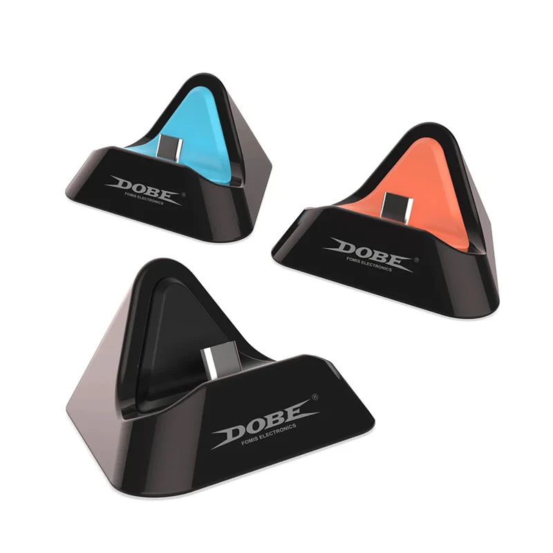 Dobe Charging Dock for Nintendo Switch 2 / Nintendo Switch / Nintendo Switch Lite / Nintendo Switch OLED (Black, Blue/Black, Orange/Black) TNS-3170