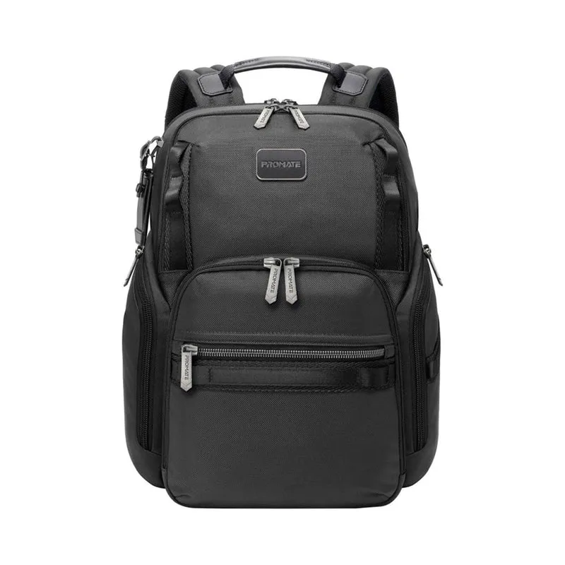 Promate Oracle-BP SecureStorage 15.6" Laptop Backpack with Multiple Compartments (Black)